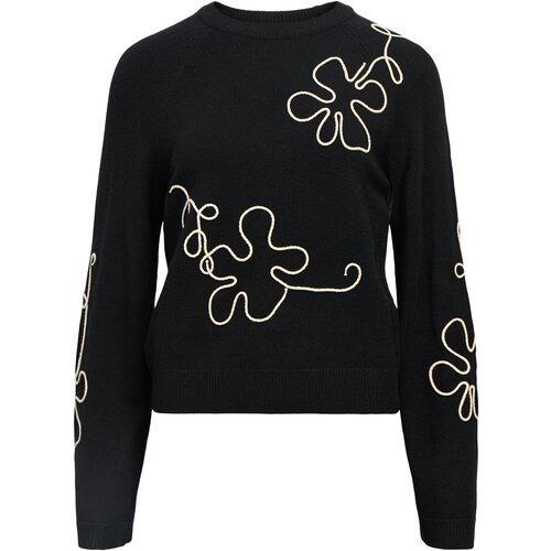 .OBJECT Pulover 'OBJLaney Rubin' kremna / črna Cene