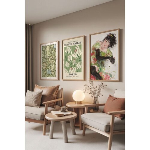 WALLXPERT Č-300863 - 5070 Vi&scaron;enamenski dekorativni set slika (3 komada) Cene