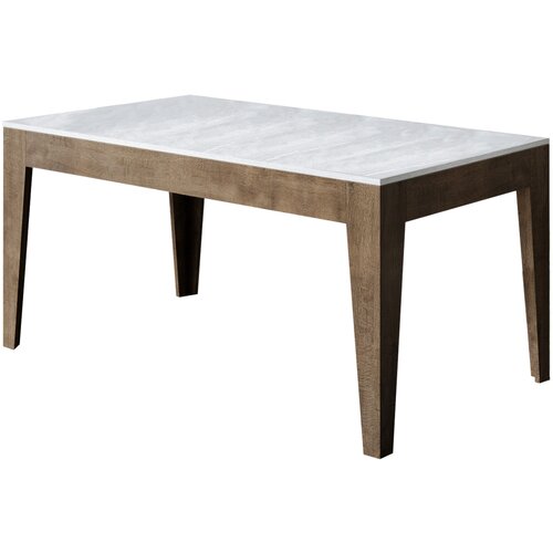Itamoby   Cico Mix (90x160/220 cm) - bela, barva nog: oreh - raztegljiva jedilna miza, (20842853) Cene