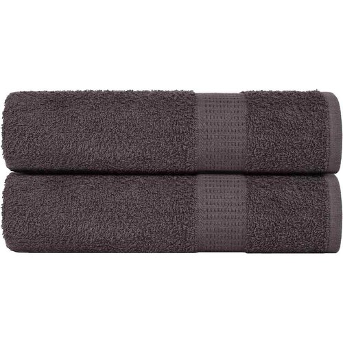 vidaXL Kopalne brisače 2 kos FROGN antracit 100x150 cm 100% bombaž Cene