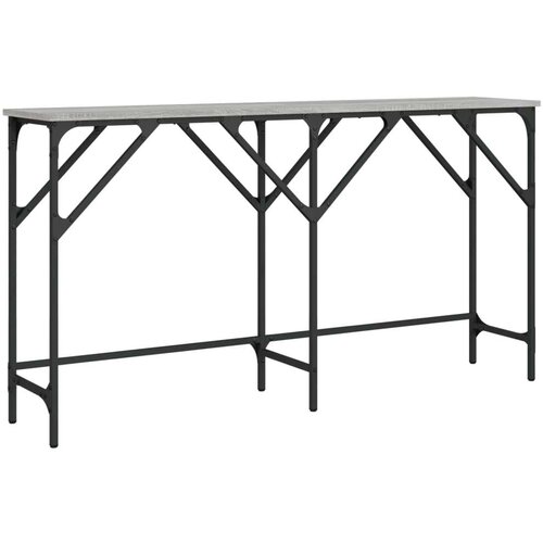 vidaXL Konzolni stol boja hrasta sonome 140x29x75 cm konstruirano drvo Cene