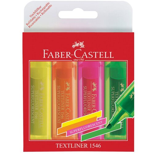 Faber-Castell Marker Faber-Castell 1546, 4 kosi Cene