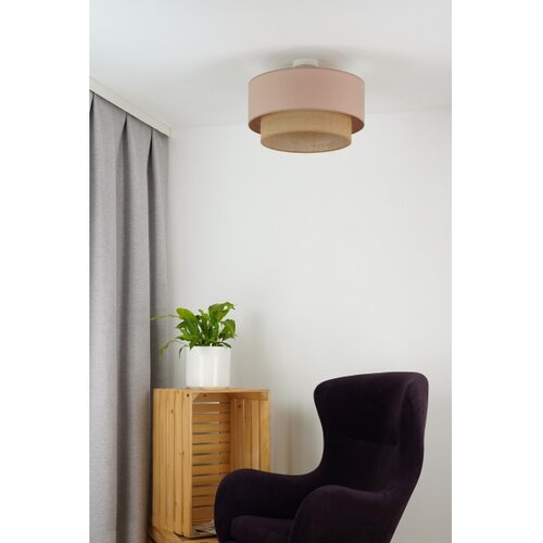  duolla - plafonski luster boho 1xE27/15W/230V pr. 45 cm bež/braon Slike