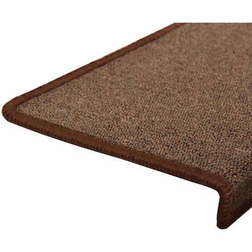  Tepisi za stepenice 15 kom 65x21x4 cm smeđi Slike