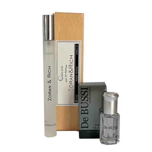 Neo Parfum Mu&scaron;ki set parfema Zoran & Rich, EDT, 17 ml + Parfemsko ulje De Bussi, 6 ml Cene