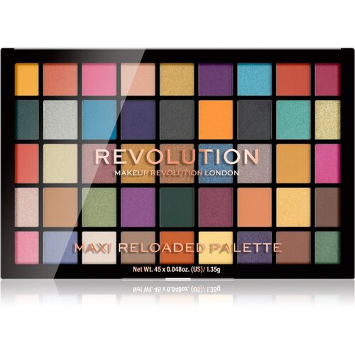 Revolution Maxi Re-loaded maksi paletka senčil za oči 60,75 g odtenek Dream Big Slike