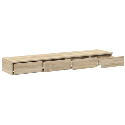 Ladice za krevet s ladicama Sonoma hrast 150 x 36,5 x 16,5 cm Slike