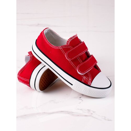 VICO children's sneakers with velcro closure red Cene