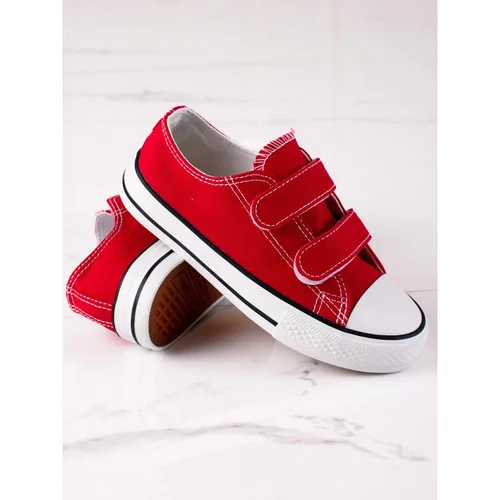 VICO children's sneakers with velcro closure red