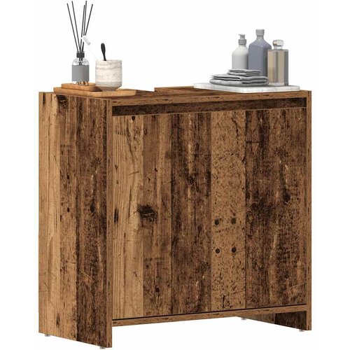 vidaXL Kupaonski ormarić za umivaonik staro drvo 60x33x60 cm Cijene