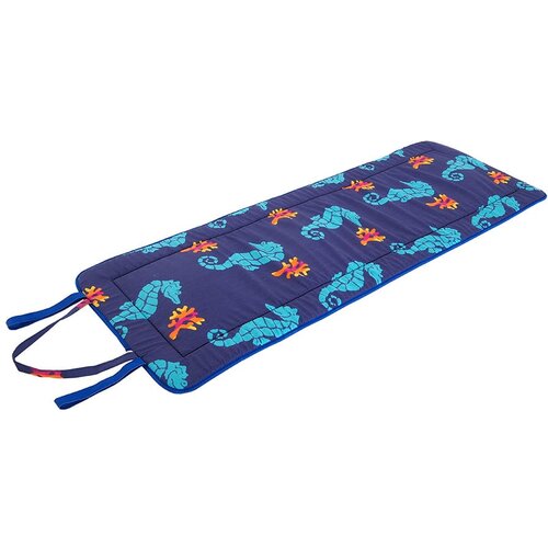 B.E.S. Modra vrtna sedežna blazina za ležalnik 52x148 cm Seahorse – Cene