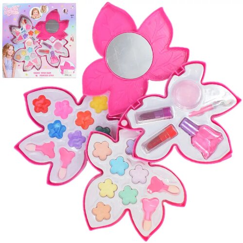 Magic Toys Sparkle &amp, Glitter: Trinadstropni set ličil z ogledalom v obliki lista Cene