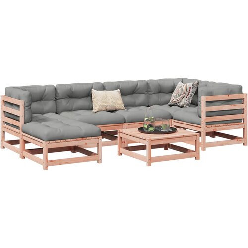  7-dijelni set vrtnih sofa od masivnog drva duglazije Cene
