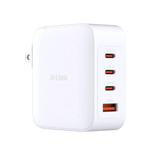 D-link 140W GaN polnilnik DCF-141/E, 3x USB-C, 1x USB-A Cene