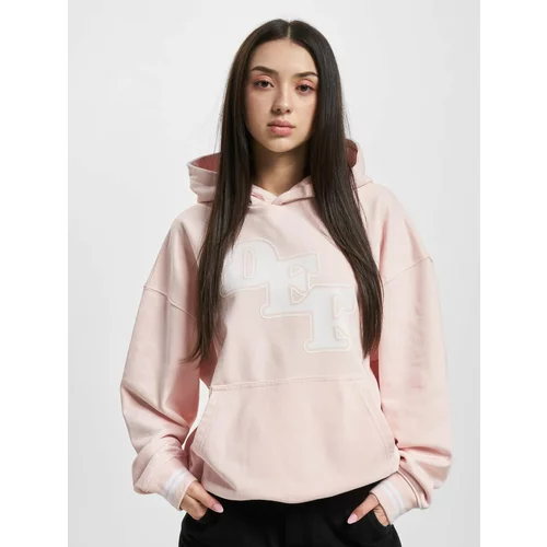 DEF Sweater majica rosé / bijela