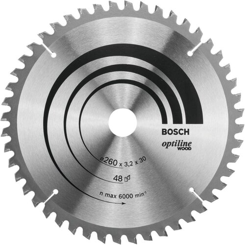 Bosch list kružne testere Optiline Wood 260 x 30 x 3,2 mm, 48 - 2608641202 Cene