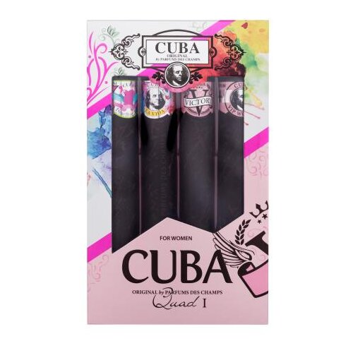 Cuba Quad I Set toaletna voda Heartbreaker 35 ml + toaletna voda La Vida 35 ml + toaletna voda Victory 35 ml + toaletna voda VIP 35 za ženske Cijene