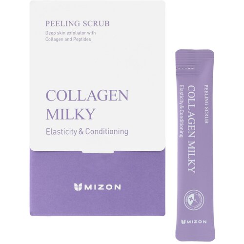 Mizon collagen milky peeling scrub 5gr Slike