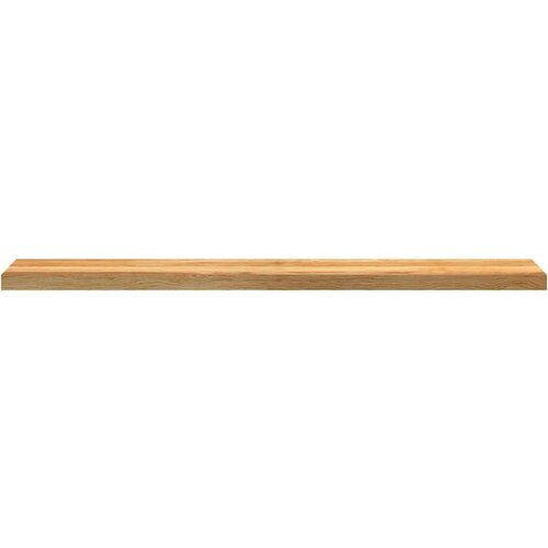  Prozorske klupice 2 kom svijetlosmeđe 140x20x2 cm masivne hrast Slike