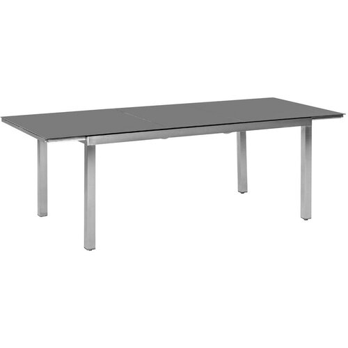Gardenson Raztegljiva Vrtna Miza Siva, 180-240x100 Cene