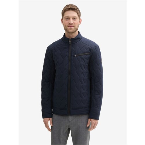 Tom Tailor Dark blue men's quilted jacket - Men Slike