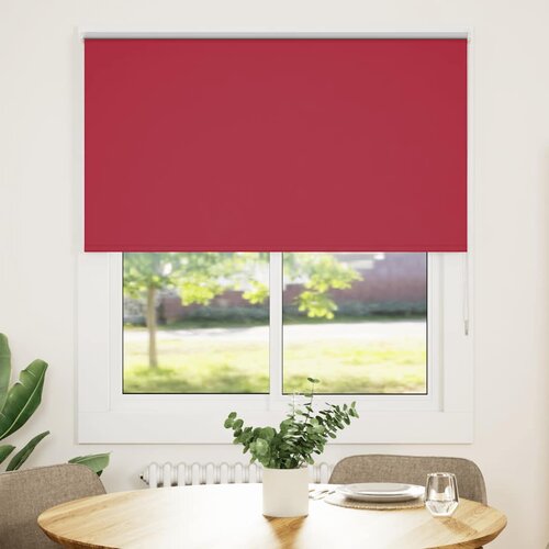 Rolo zavjesa za zamračivanje crvena 135x175 cm Širina tkanine 131,6 cm Poliester Cene
