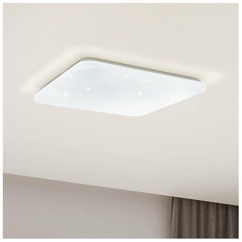Eglo frania-s plafonjera/1, led, 33,5w, 430x430, bijela/kristal ekt Slike