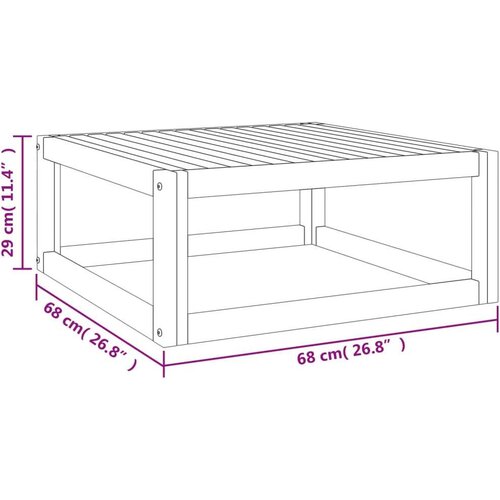  6-dijelna vrtna garnitura od masivnog drva sa zelenim jastucima Cijene