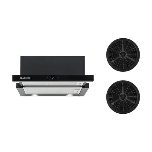 Klarstein vinea, kuhinjska napa, set za pregradnju na recirkulaciju zraka, crna Slike