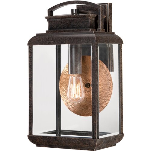 Elstead Lighting Elstead Byron 1 velika zunanja stenska svetilka, bronasta, imperialna, IP44, E27, (22100183) Cene