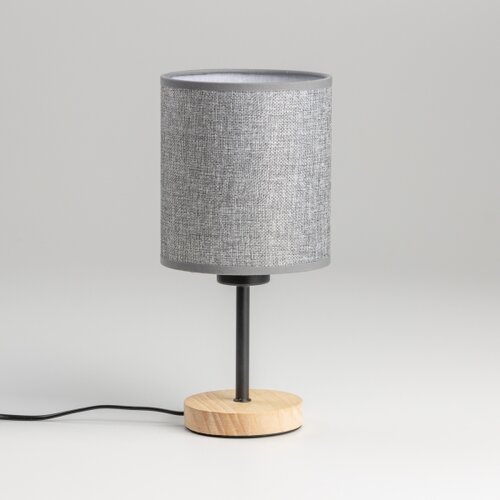  Brilagi - Stona lampa NUBILA WOOD 1xE27/25W/230V hrast/siva Slike