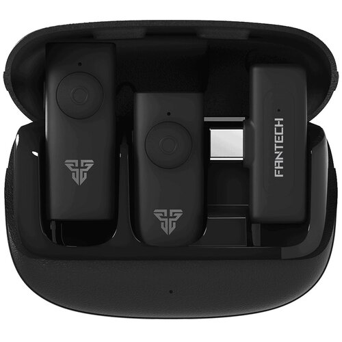  Mikrofon Wireless Fantech Lavalier Leviosa Air WMV21C (Dual Mic) Type-C crni Cene