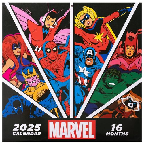Pyramid zidni kalendar marvel - 2025 square calendar 30x30cm Cene