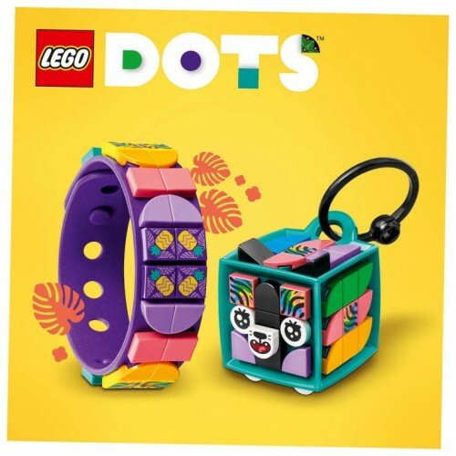 Lego kocke - narukvica i privezak za torbu - neon tigar km 41945 Cene