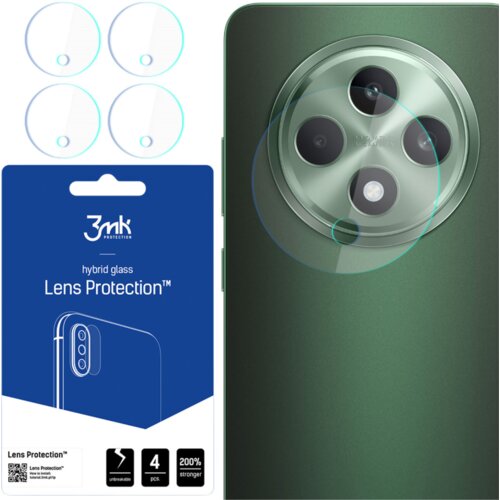 3mk ZA&amp;Scaron;ČITA ZA LEČE OPPO RENO 12 F/FS KALJENO STEKLO ZA EKRAN, (21976563) Slike