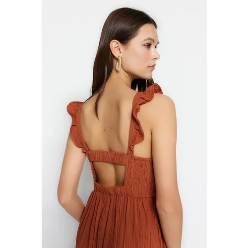 Trendyol Dress - Brown - Shift