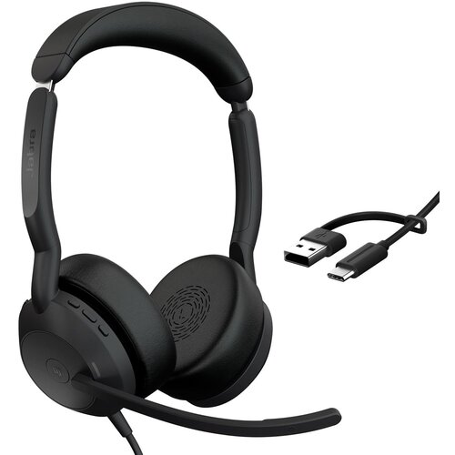 Jabra Evolve2 50 Headset Wired Head-band Office /Call center USB Type-C /USB Type-A Bluetooth Black Cijene
