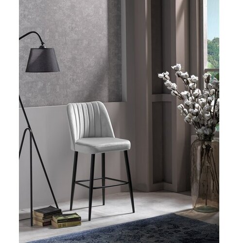 Hanah home Set barskih stolica, 2 komada, Krem-Crni Cijene