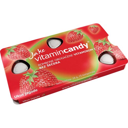 Jake Vitamincandy sa ukusom jagode 15kom Slike