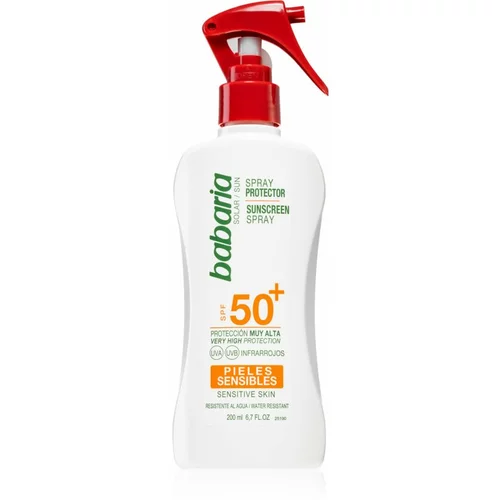 Babaria Sun Sensitive sprej za sunčanje za osjetljivu kožu SPF 50+ 200 ml