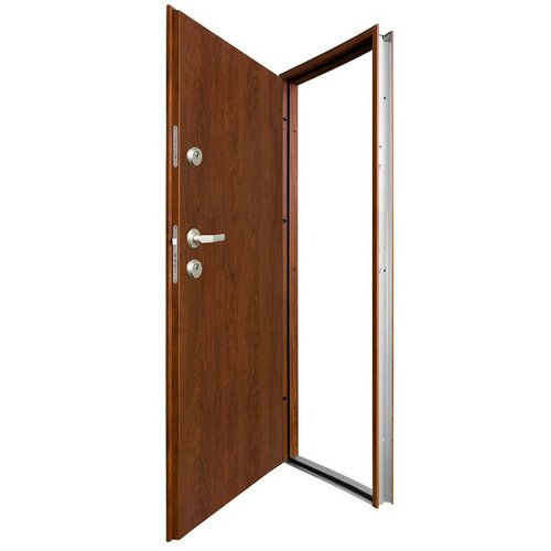 V čelična zaštitna vrata tango (d x š x v: 55 x 900 x 2.000 mm, din lijevo, smeđe boje) Cijene