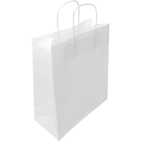  VREĆICE UKRASNE NATRON 22X31X10CM PLETENE RUČKE PK50 DUGA BIJELE Cene