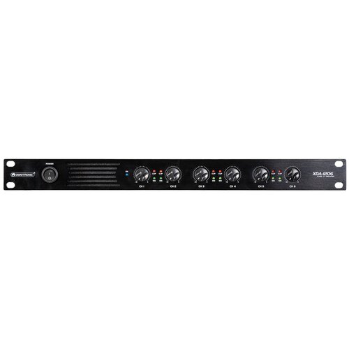 Omnitronic XDA-1206 6-kanalni ojačevalnik, 6 x 200W RMS - - Audio-Kondric Cene