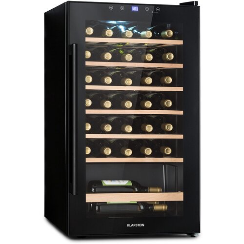 Klarstein Barossa 32 Uno, vinska vitrina, 1 zona, 95 litara/36 boca, zaslon osjetljiv na dodir Slike