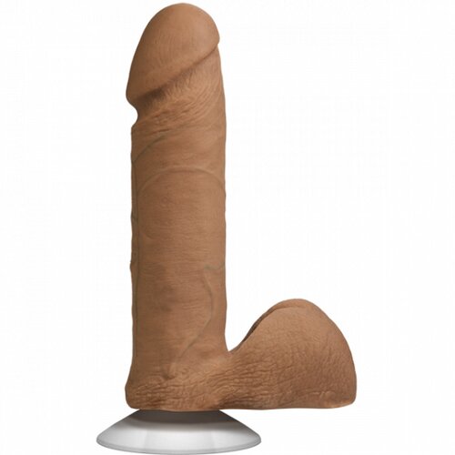 Doc Johnson The Realistic Cock ULTRASKYN 6 Inch Brown Cene