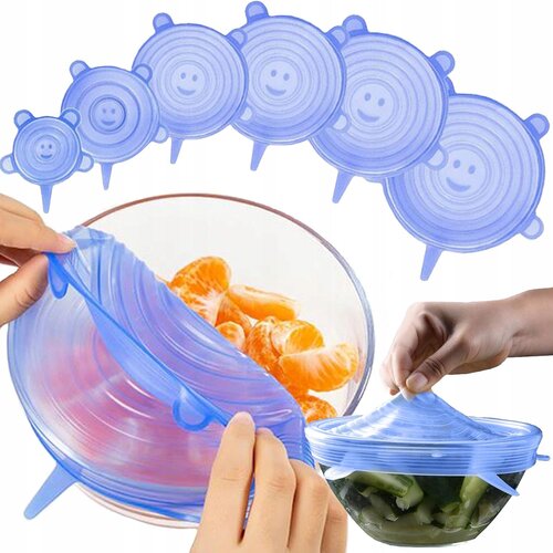  Set od 6 fleksibilnih silikonskih navlaka Slike