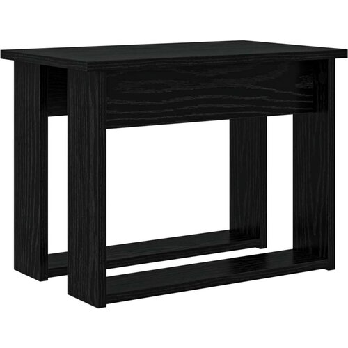 Set stolića za kavu 2 pcs Crni hrast Konstruirano drvo Slike