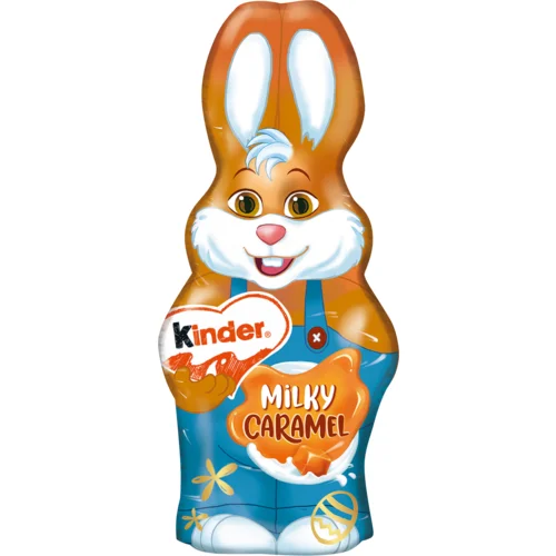 Kinder Čokoladni zajček Harry Milky Caramel, velika noč 2025 - 110 g