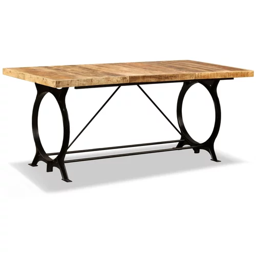 vidaXL blagovaonski stol masivno grubo obrađeno drvo manga 180 cm
