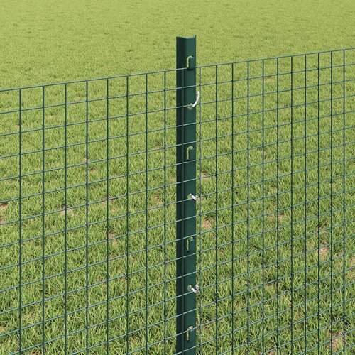  Zatvorena žičana ograda s postovima 50 x 0,8 m Zelena Mreža Slike